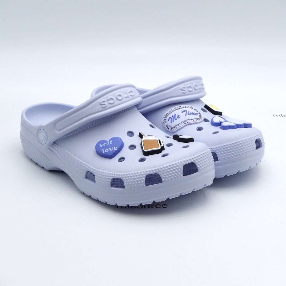 NEW Crocs Classic Clogs Self Care 209919-5AF Dreamscape